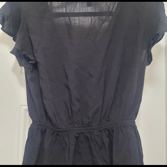 Darling Black Ruffled Blouse - Picture 3 of 5